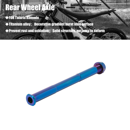 Axe roue arrière titane - de,