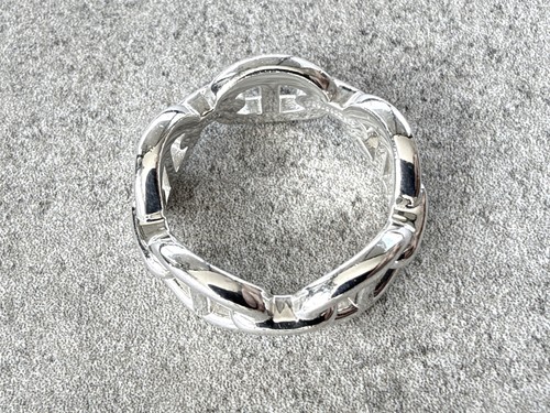 Bague hermes neuve argent - bague,