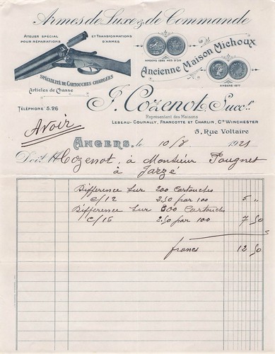 Angers armurier cozenot - 49,