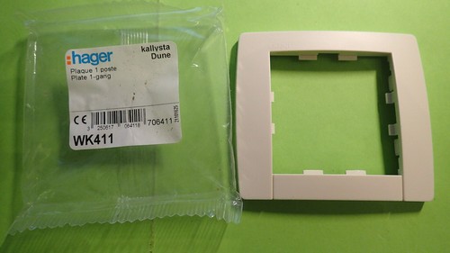 Hager kallysta wk411 plaque - hager,