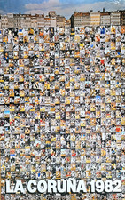 WORLD CUP FOOTBALL SPAIN'82 - ORIGINAL POSTER - ERRO - HAND SIGNED - 1982