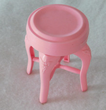 1987 vintage POUPEE BARBIE MATTEL 4764 fauteuil CHAISE tabouret Living Pretty