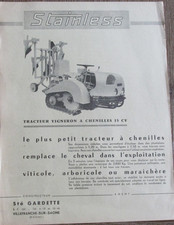 Catalogue, Brochure, Prospectus  Tracteurs vigneron STAINLESS  15 cv