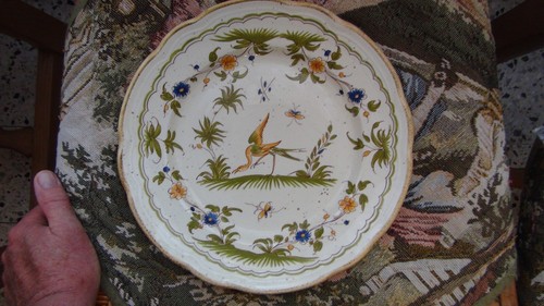 Assiette decoration vieux - assiette,