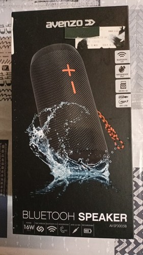 Enceinte portable noire avenzo - enceinte,