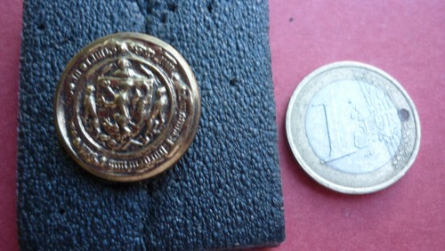 Bouton metal blason lion - ,