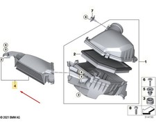 BMW X1 U11 Air d'admission du