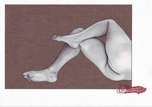 Croquis dessin art - , nu