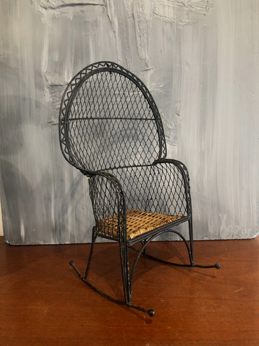 Fauteuil bascule métal - bascule, en
