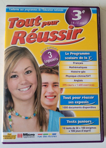 Tout pour réussir 3ème pc - tout,