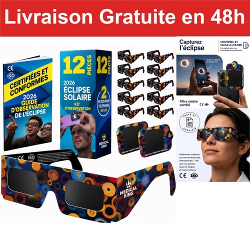 Lunettes éclipse solaire 2026