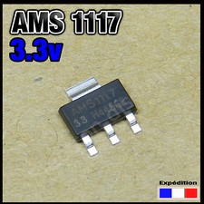 1117-3v3# régulateur de tension AMS1117 3,3v voltage regulator 3.3v 5 à 100pcs 