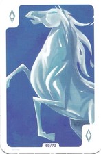 CARTE DE JEU CARREFOUR DISNEY LA REINE DES NEIGES 2.  CHEVAL N° 69         #CKDB