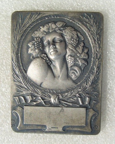 Superbe medaille argent femme - medaille,