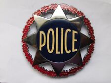 PLAQUE POLICE OBSOLETE VINTAGE