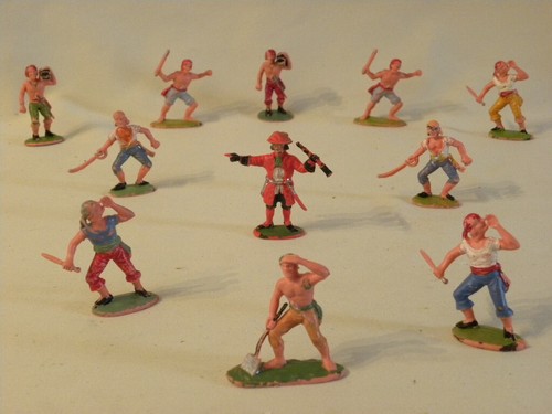 Vintage figurine pirate toy - figurine,