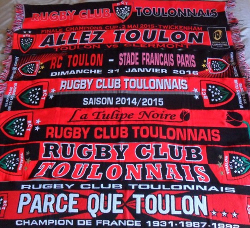 Echarpes toulon rct - toulon,