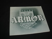 DEPLIANT D EPOQUE CYCLES ET VELOMOTEURS ARMOR -no terrot motobecane alcyon ravat
