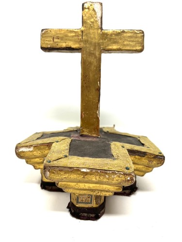 Croix sur socle xix eme - croix,