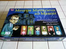MEURTRE MYSTÉRIEUX AU MANOIR - édition University Games 2010 - Jeu de déduction