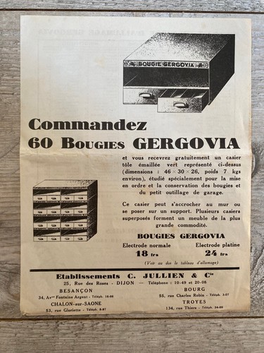 Ancienne brochure publicitaire - brochure,