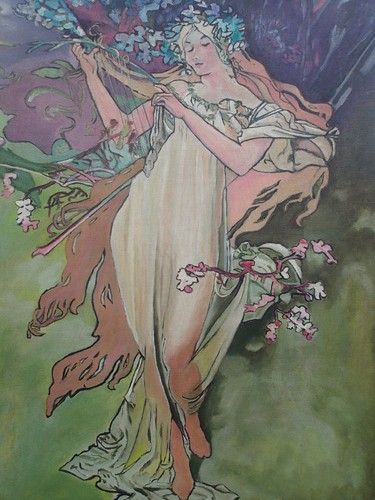 Nymphe goût mucha alfons - mucha,