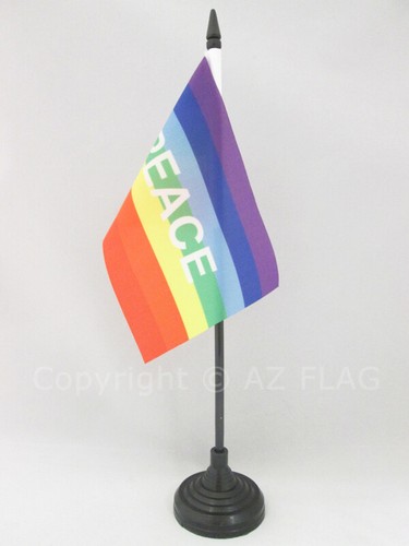 Drapeau table arc ciel - de,