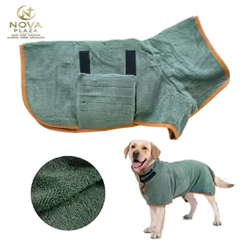 Peignoir bain pour chien - de,