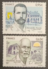2 timbres stamps Alexandre