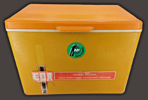 Glacière vintage eda orange - glacière,