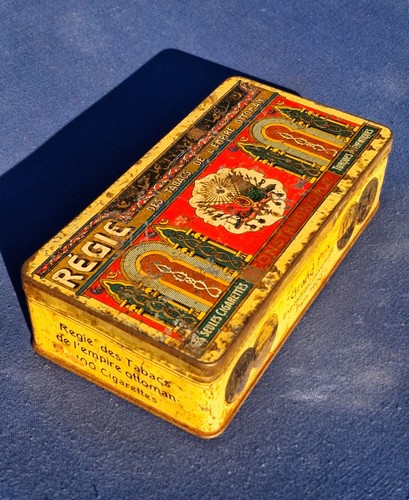 Boîte cigarettes tôle - boîte,