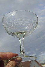 Coupe à champagne en verre
