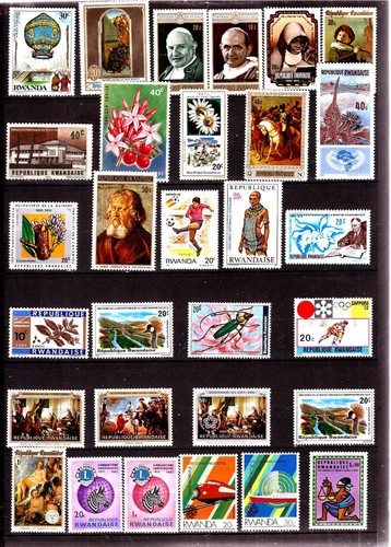 Zy2345 rwanda timbres - :30,