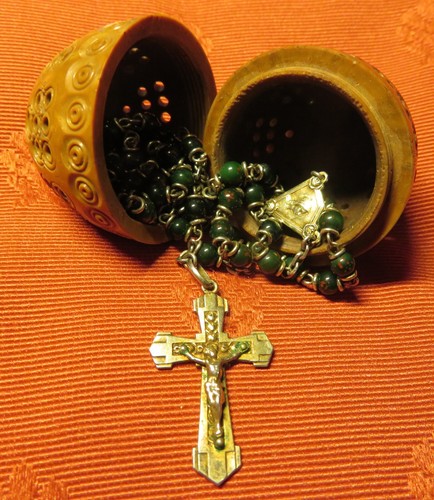 Chapelet perles jaspe - perles, sanguin