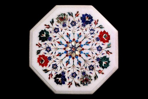Marble corner table top - table,