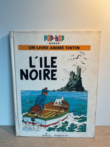 Tintin île noire pop hop - l’île,