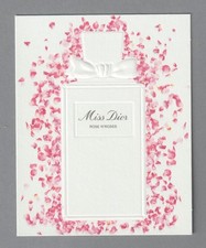 Carte publicitaire - Miss Dior de Christian Dior
