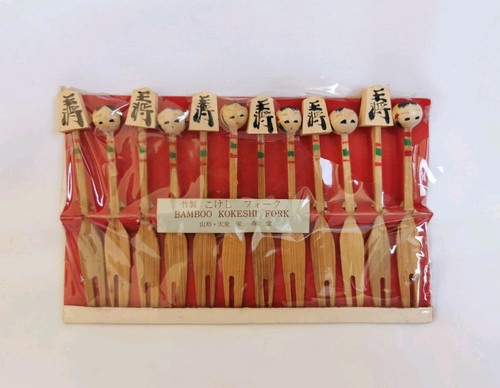 Kokeshi bambou fourchettes - kokeshi,