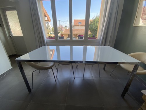 Table manger verre - a,