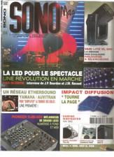 SONO MAGAZINE N°316 LA LED POUR LE SPECTACLE /PIONEER DJM-800 / VARI LITE VL 500
