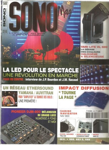 Sono magazine 316 led - sono, n°316