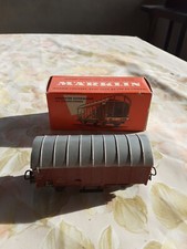 MARKLIN 4506 WAGON COUVERT, AVEC FEUX DE FIN CONVOI