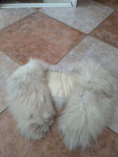 col en fourrure renard blanc