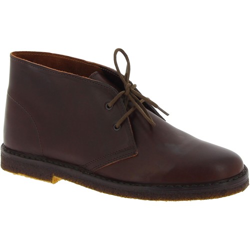 Desert boots femme cuir - desert, en