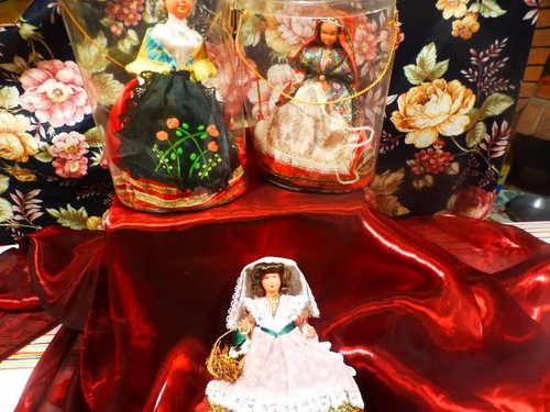 Lot 3poupées folklorique - 3poupées,