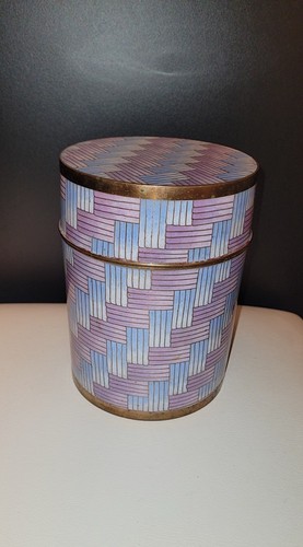 Boîte cylindrique laiton - boîte,