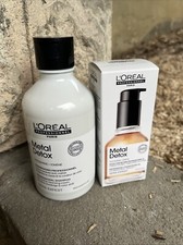 METAL DETOX Shampooing pour cheveux abîmés 300 ml Et Huile Protecteur Anti Dépôt