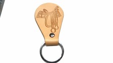 LEATHER KEYCHAIN HORSE SADDLE