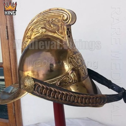 Ancien casque vintage - , laiton