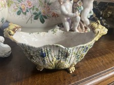 Saucière en faïence ancienne (XVIIIème Italienne ?)